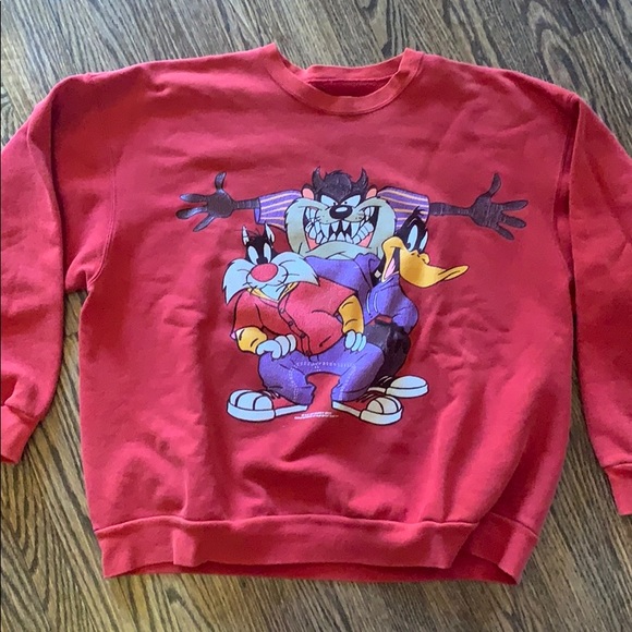 Vintage 1993 Looney Toons crew neck sweater - Picture 1 of 4